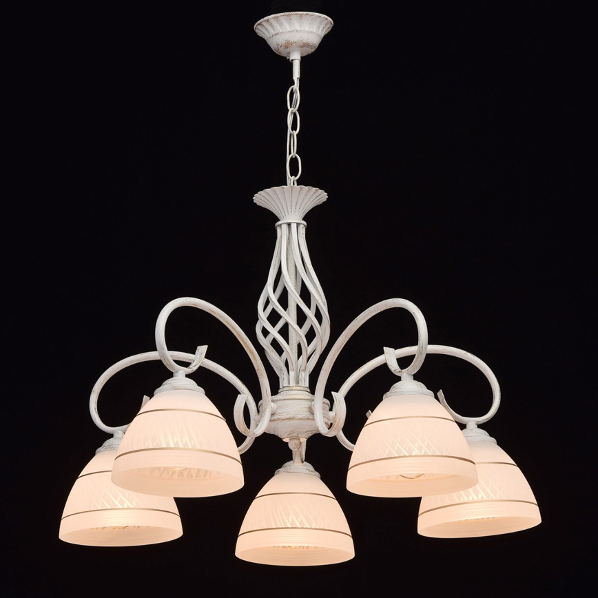 MW-LIGHT 105011105 - Ketten-Kronleuchter ARIADNA 5xE27/60W/230V