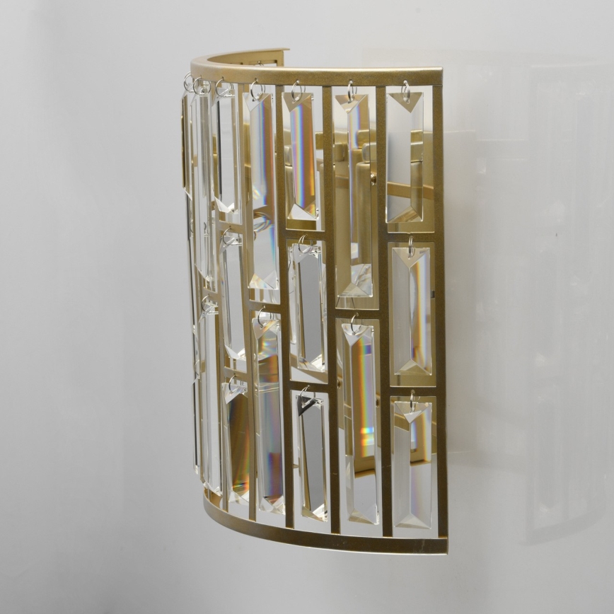 MW-LIGHT 121020102 - Kristall-Wandleuchte MONARCH 2xE14/40W/230V