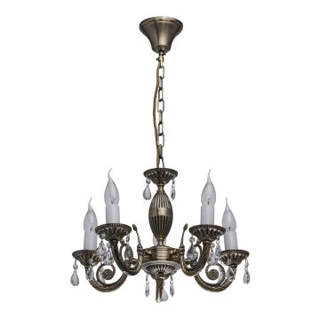 MW-LIGHT - Kette-Kronleuchter CLASSIC AURORA 5xE14/60W/230V