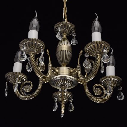 MW-LIGHT - Kette-Kronleuchter CLASSIC AURORA 5xE14/60W/230V