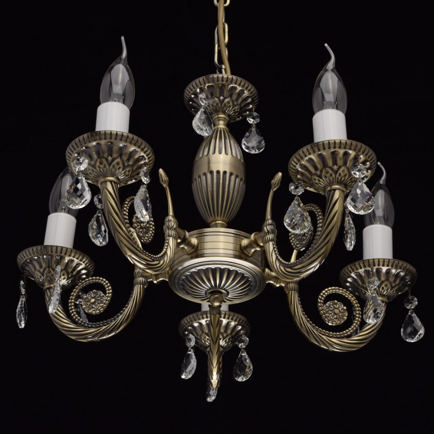 MW-LIGHT - Kette-Kronleuchter CLASSIC AURORA 5xE14/60W/230V