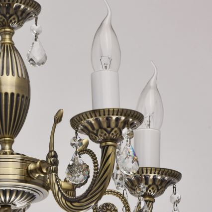 MW-LIGHT - Kette-Kronleuchter CLASSIC AURORA 5xE14/60W/230V