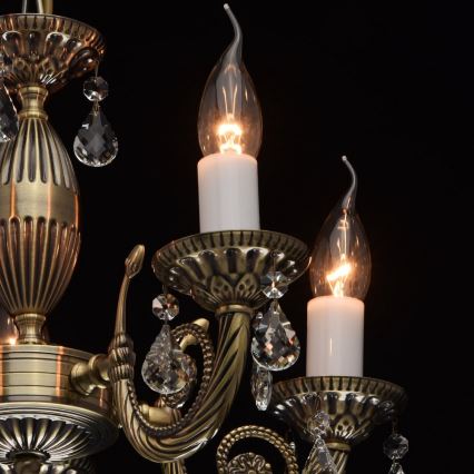 MW-LIGHT - Kette-Kronleuchter CLASSIC AURORA 5xE14/60W/230V