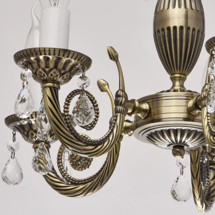 MW-LIGHT - Kette-Kronleuchter CLASSIC AURORA 5xE14/60W/230V