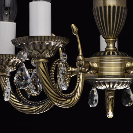 MW-LIGHT - Kette-Kronleuchter CLASSIC AURORA 5xE14/60W/230V