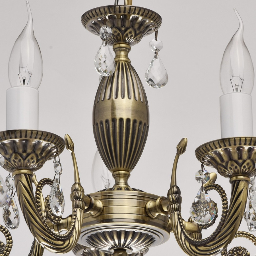 MW-LIGHT - Kette-Kronleuchter CLASSIC AURORA 5xE14/60W/230V