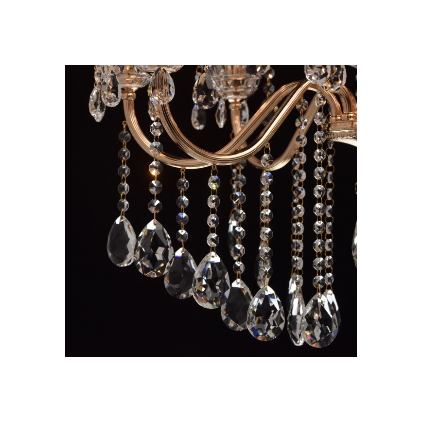 MW-LIGHT - Kette-Kronleuchter  CRYSTAL 8xE14/40W/230V