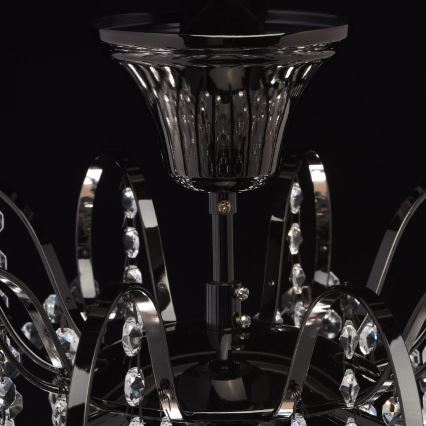 MW-LIGHT - Kristall-Kronleuchter na tyči CRYSTAL 6xE14/60W/230V