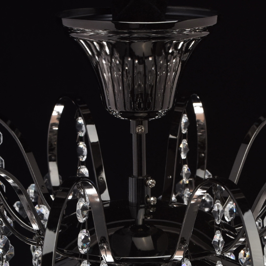 MW-LIGHT - Kristall-Kronleuchter na tyči CRYSTAL 6xE14/60W/230V