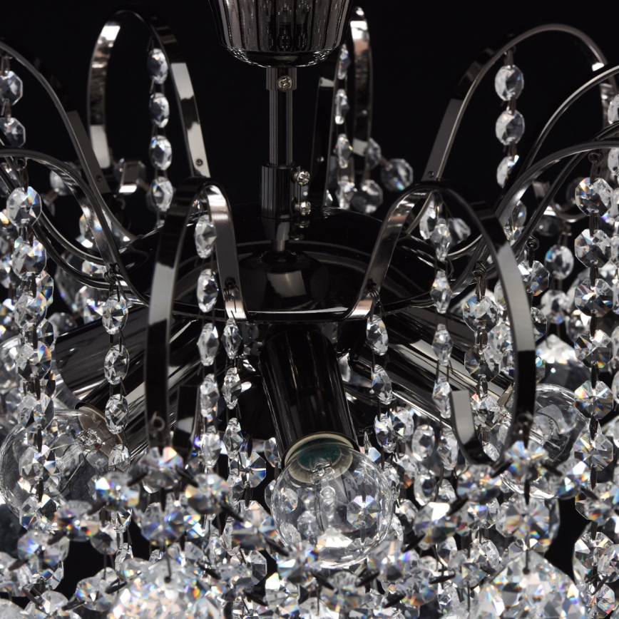 MW-LIGHT - Kristall-Kronleuchter na tyči CRYSTAL 6xE14/60W/230V