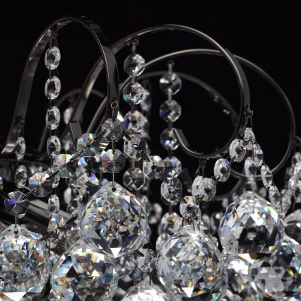 MW-LIGHT - Kristall-Kronleuchter na tyči CRYSTAL 6xE14/60W/230V