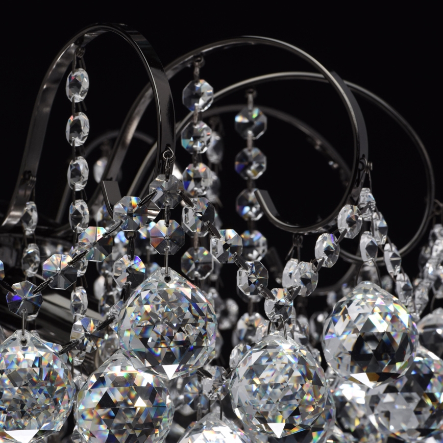 MW-LIGHT - Kristall-Kronleuchter na tyči CRYSTAL 6xE14/60W/230V