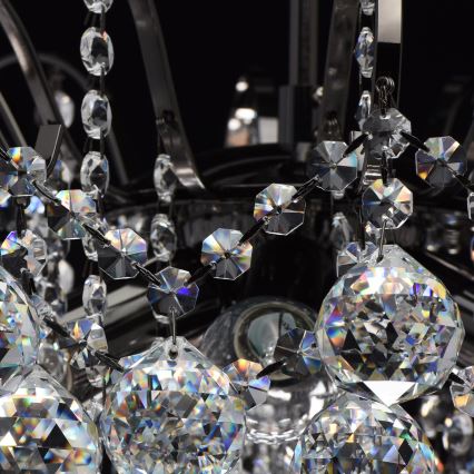 MW-LIGHT - Kristall-Kronleuchter na tyči CRYSTAL 6xE14/60W/230V