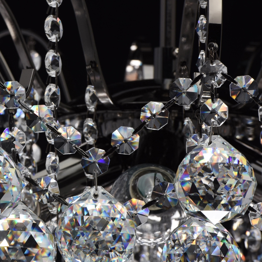 MW-LIGHT - Kristall-Kronleuchter na tyči CRYSTAL 6xE14/60W/230V