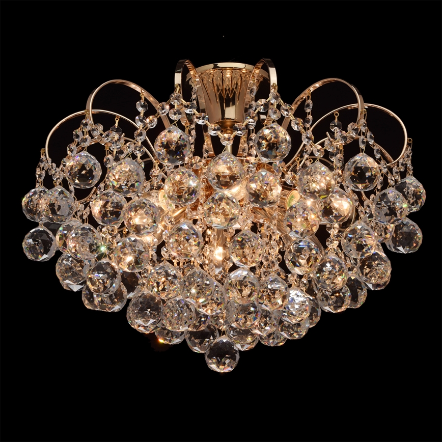 MW-LIGHT - Kristall-Kronleuchter na tyči CRYSTAL 6xE14/60W/230V