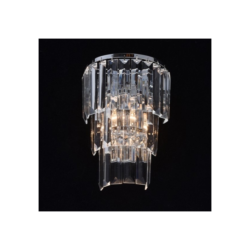 MW-LIGHT - Kristall-Wandleuchte CRYSTAL 1xE14/60W/230V
