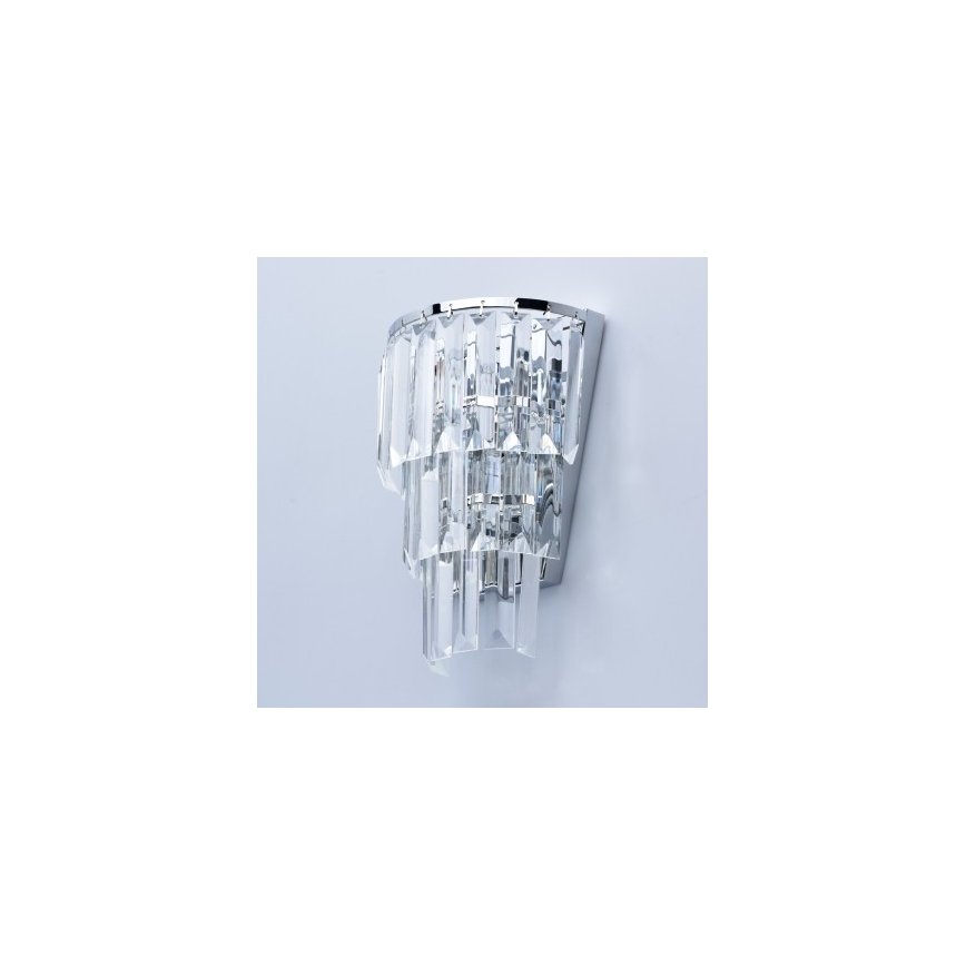 MW-LIGHT - Kristall-Wandleuchte CRYSTAL 1xE14/60W/230V