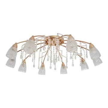 MW-LIGHT - Kristallkronleuchter  AMELIA 10xE14/40W/230V