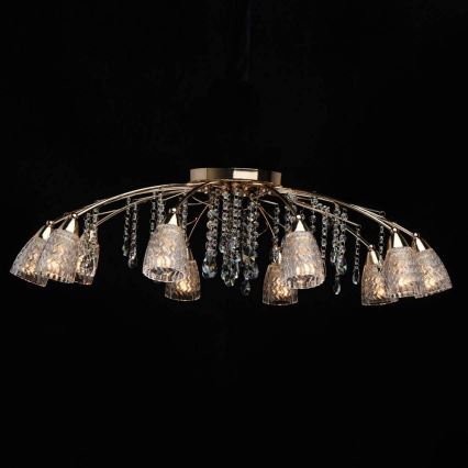 MW-LIGHT - Kristallkronleuchter  AMELIA 10xE14/40W/230V