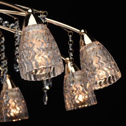 MW-LIGHT - Kristallkronleuchter  AMELIA 10xE14/40W/230V