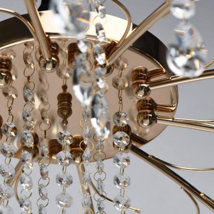 MW-LIGHT - Kristallkronleuchter  AMELIA 10xE14/40W/230V