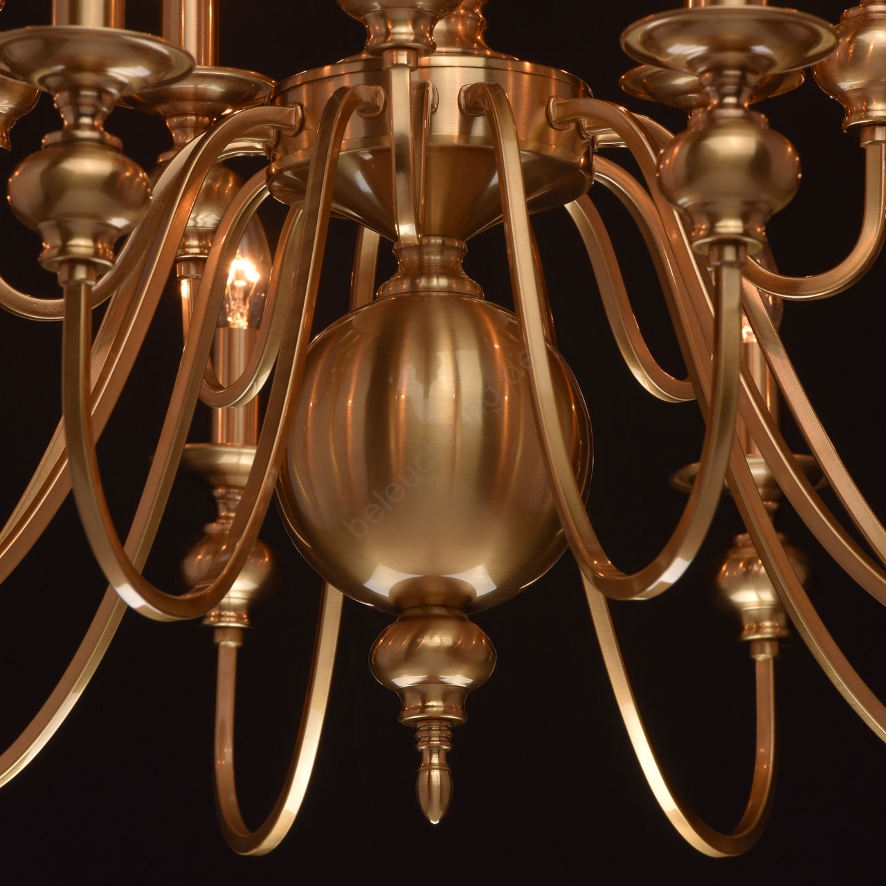 MW-LIGHT - Kronleuchter an einer Stange CONSUELO 15xE14/40W/230V