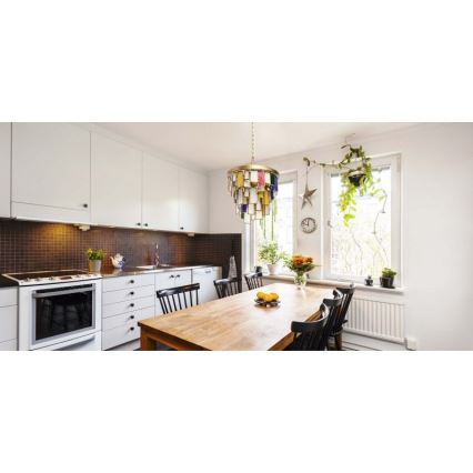 MW-LIGHT - Kronleuchter an Kette MAROKO 6xE14/40W/230V