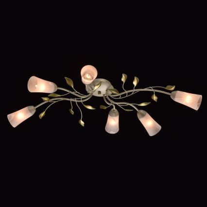 MW-LIGHT - Kronleuchter FLORA 6xE14/60W/230V
