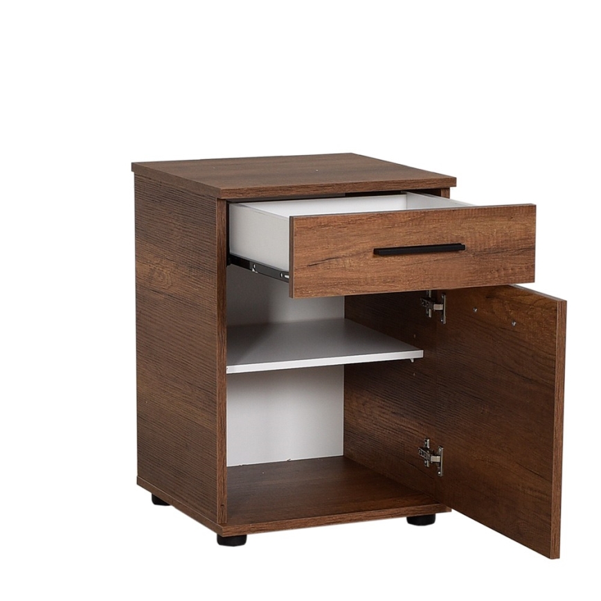 Nachttisch 57x40 cm braun