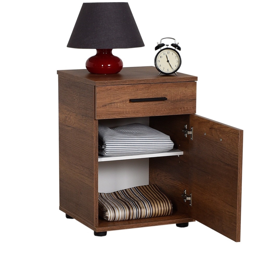 Nachttisch 57x40 cm braun