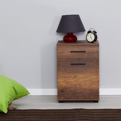 Nachttisch 57x40 cm braun