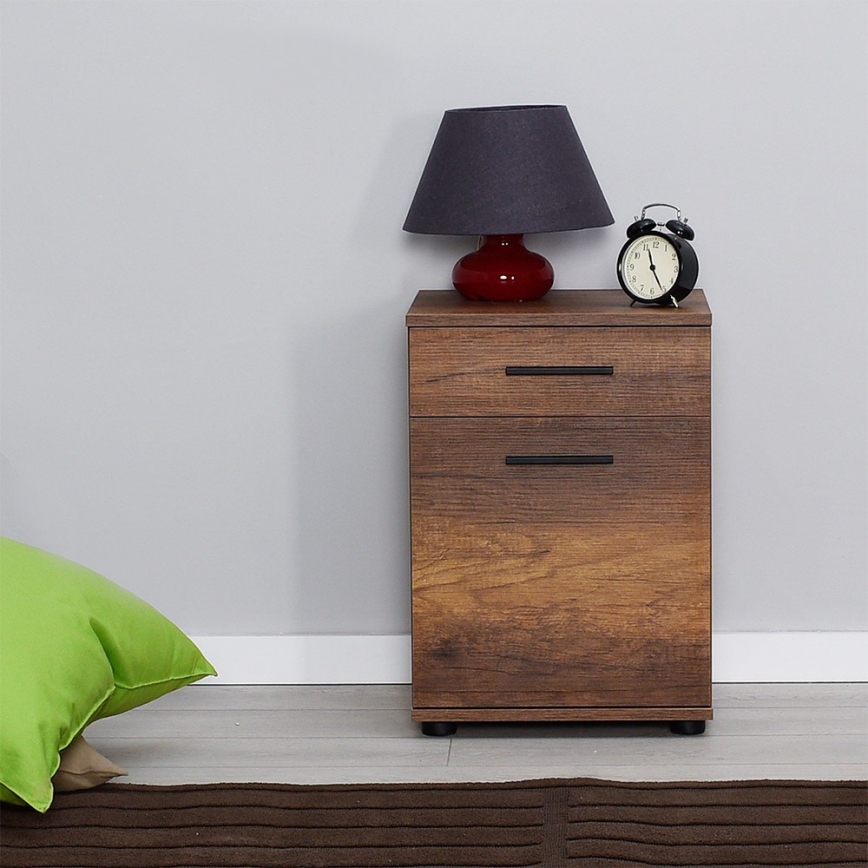 Nachttisch 57x40 cm braun