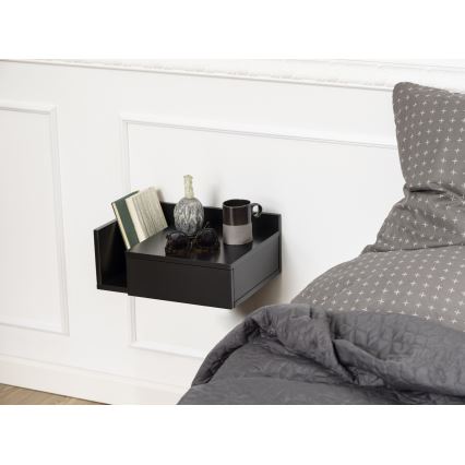 Nachttisch AVA 40x32 cm, schwarz