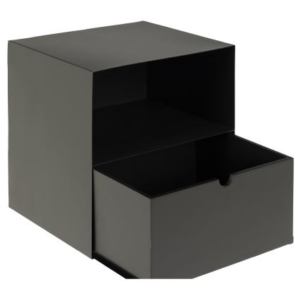 Nachttisch mit Wandmontageoption BEKIM schwarz