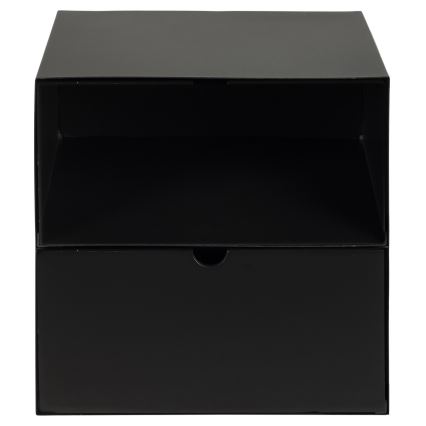 Nachttisch mit Wandmontageoption BEKIM schwarz