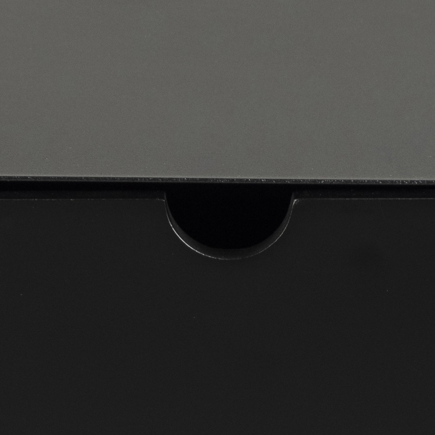 Nachttisch mit Wandmontageoption BEKIM schwarz