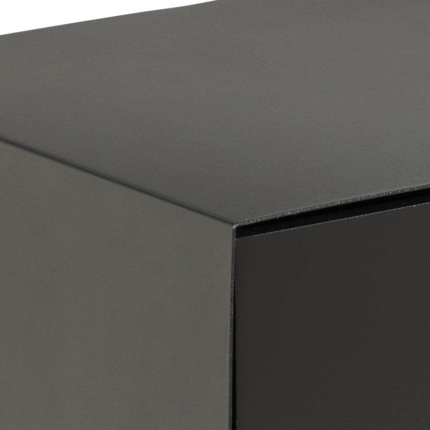 Nachttisch mit Wandmontageoption BEKIM schwarz