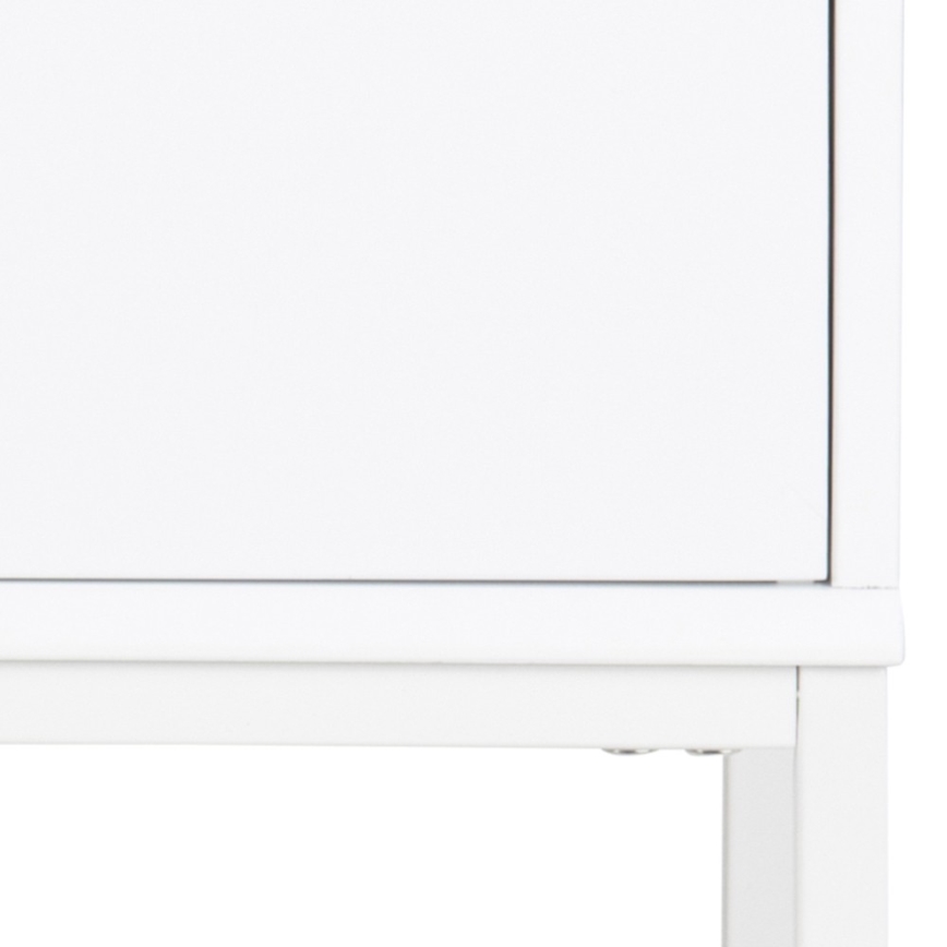 Nachttisch CARLY in Weiß