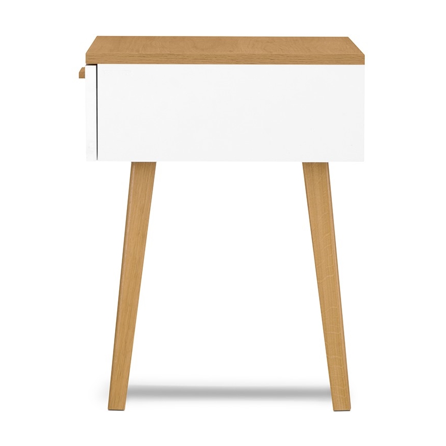 Nachttisch FRISK 60x48 cm Eiche/weiß