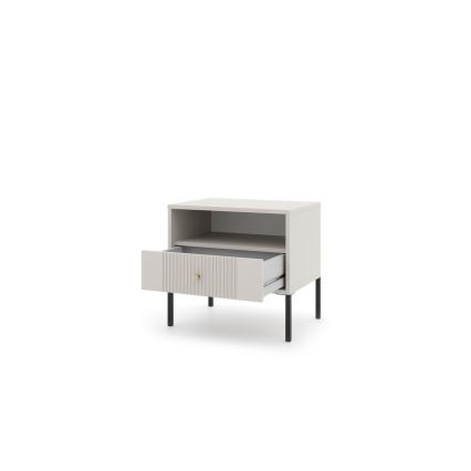 Nachttisch LUE beige/schwarz