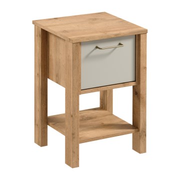 Nachttisch MENTA 42x59 cm Eiche Wotan/Grau