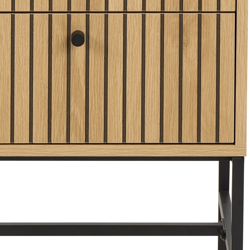 Nachttisch mit Schubladen OLIVIA, Eiche