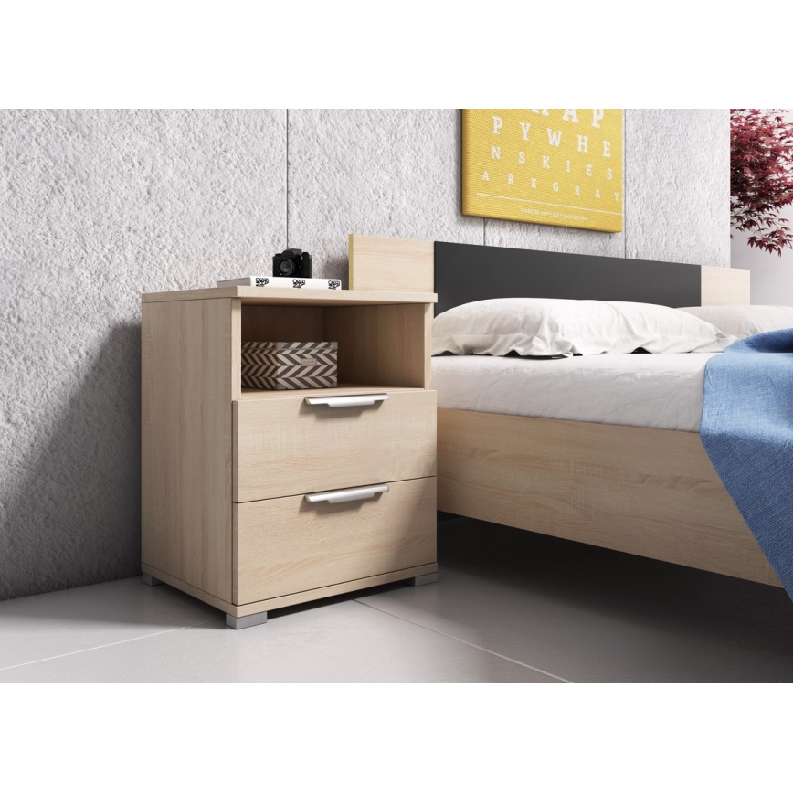 Nachttisch NED in Sonoma-Eiche