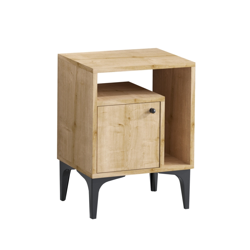 Nachttisch NUNO 55x40 cm Saphir-Eiche