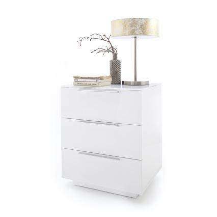 Nachttisch ROCKY XXL, weiß