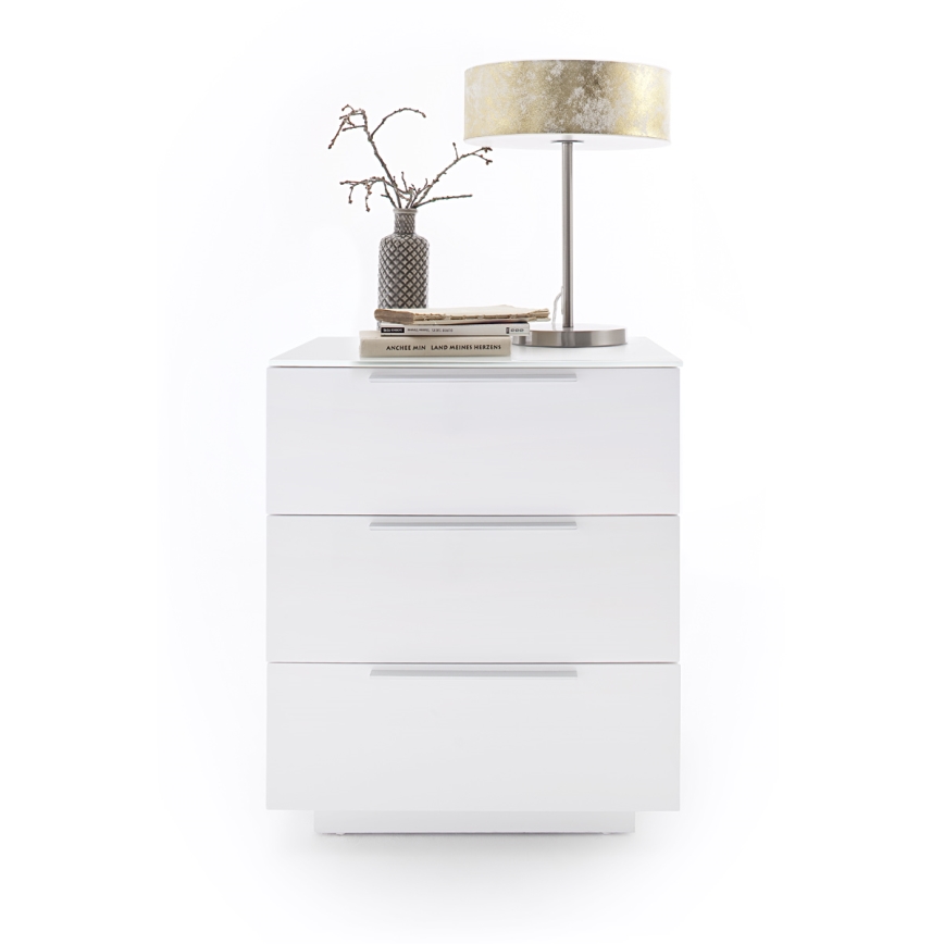 Nachttisch ROCKY XXL, weiß
