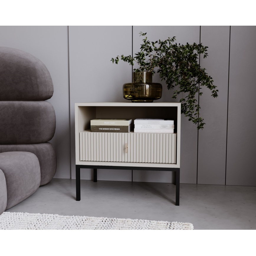 Nachttisch SUE Beige/Kaschmir