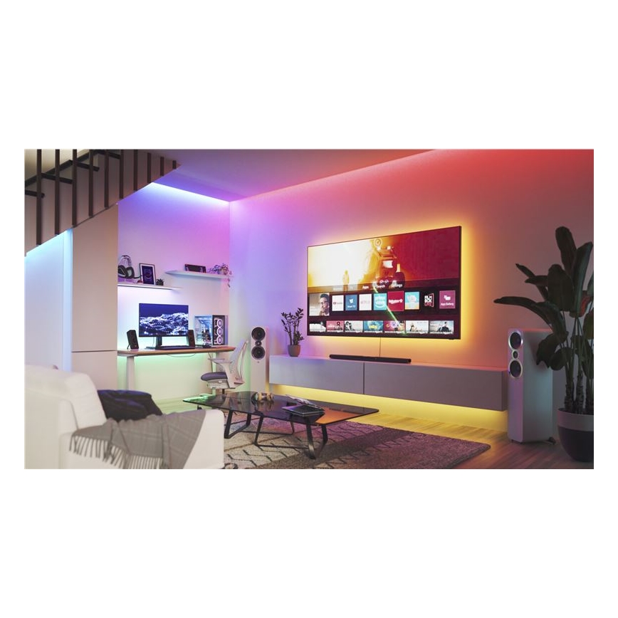 Nanoleaf - Dimmbarer LED-RGBW-Verlängerungsstreifen ESSENTIALS 2700-6500K Wi-Fi 2m