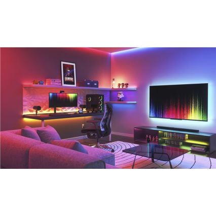 Nanoleaf - Dimmbarer LED-RGBW-Verlängerungsstreifen ESSENTIALS 2700-6500K Wi-Fi 2m