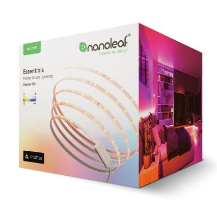 Nanoleaf - Dimmbarer LED-RGBW-Streifen ESSENTIALS 2700-6500K Wi-Fi 5m